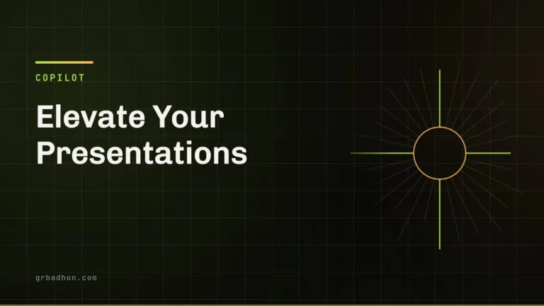 Elevate Your Presentations: Mastering Copilot Prompts for Standout Word and PowerPoint — Copilot article banner on grbadhon.com